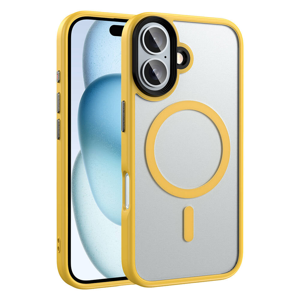 Cepax Matte Magsafe iPhone 16 Plus Mat Arka Yüzey Kablosuz Şarj Özellikli Telefon Kılıfı - 5 Cepax Matte Magsafe iPhone 16 Plus Mat Arka Yüzey Kablosuz Şarj Özellikli Telefon Kılıfı - 5